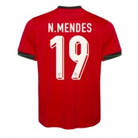 Portugal Nuno Mendes #19 Fußballbekleidung Heimtrikot EM 2024 Kurzarm